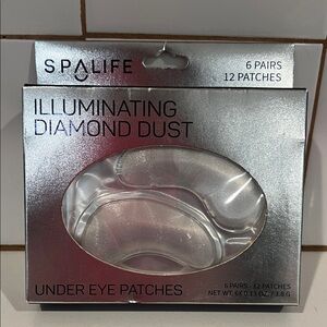 SpaLife Illuminating Diamond Dust Under Eye Patches New in Box